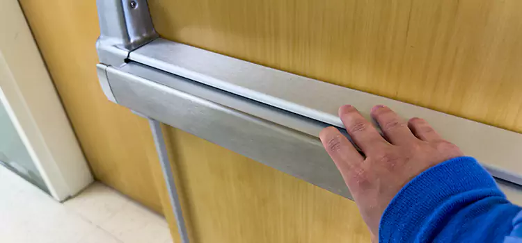 Installing a Push Bar on a Door North Battleford
